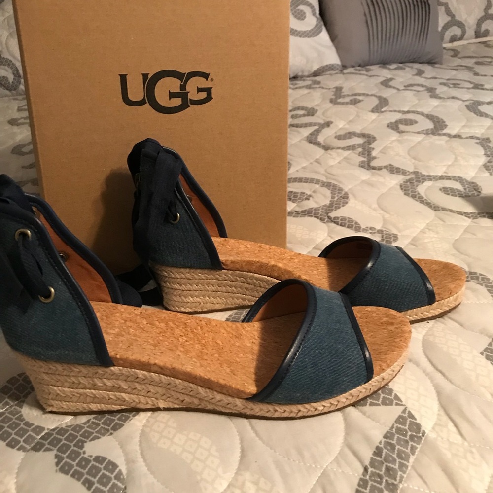 Ugg denim lace up Espadrilles